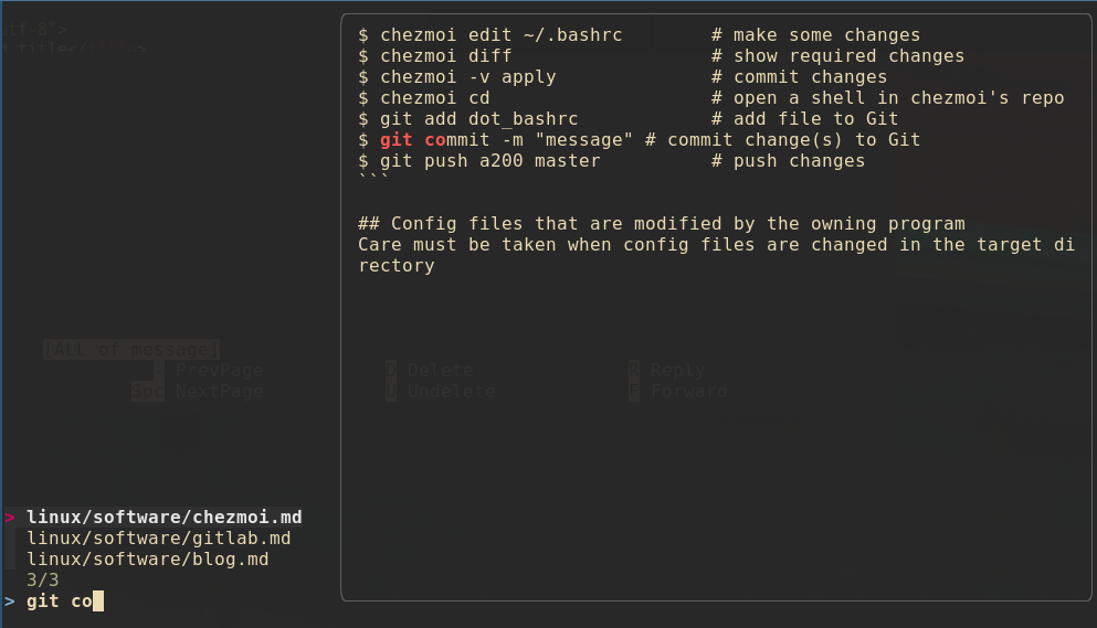 fzf displaying ripgrep-ed notes